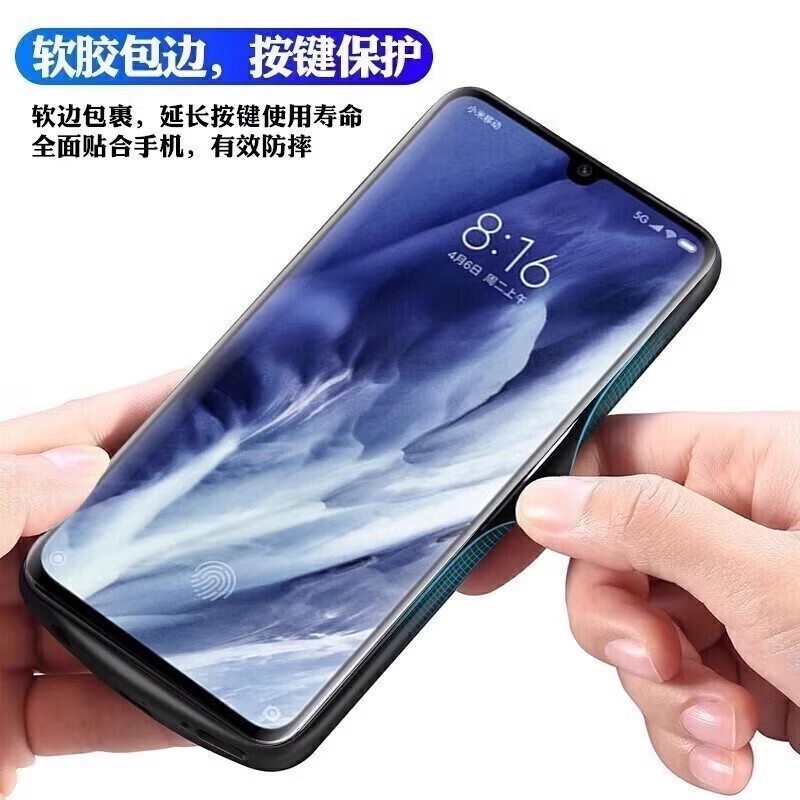 适用opporeno11pro无线快充背夹电池reno10/9一体手机壳充电宝Reno8/7/6/5超薄便携大容量20000毫安移动电源 - 图2