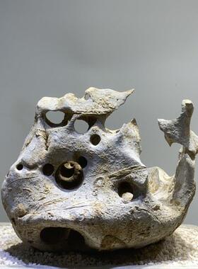 天然奇石太湖石原石摆件鱼缸造景假山景观石盆景附石观赏石灵璧石