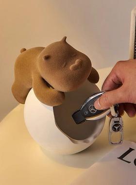 入户门客厅玄关钥匙收纳摆件高档家居鞋柜桌面装饰品乔迁新居礼物