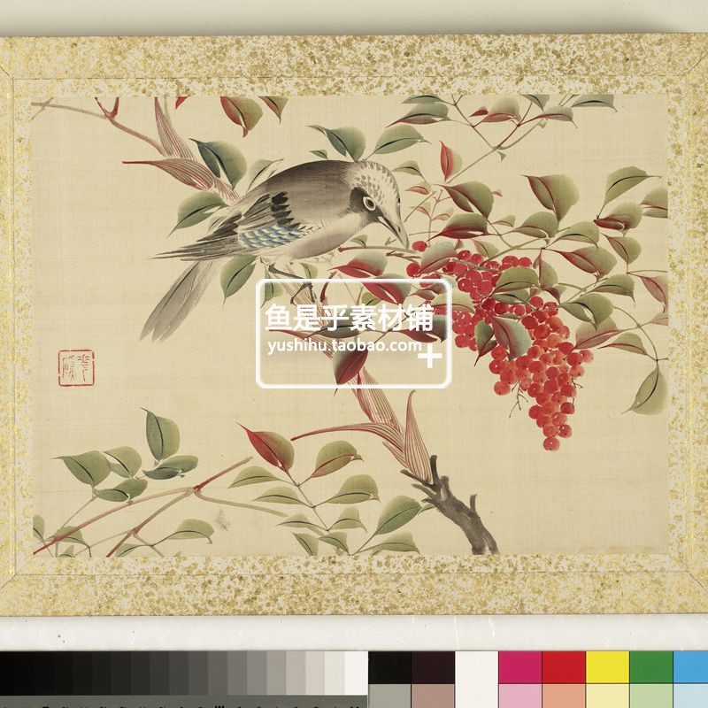 清花蹊女史册页图古代工笔花鸟艺术绘画参考临摹电子图片素材,淘宝优惠券,粉丝福利购,淘宝优惠卷