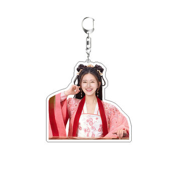 Zhao Lusi keychain acrylic double-sided laminated schoolbag pendant Changgexing pendant star ຂອງຂວັນສະຫນັບສະຫນູນ peripheral