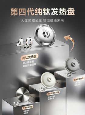西屋纯钛破壁机变频无刷电机家用全自动多功能榨汁料理机J37W Pro