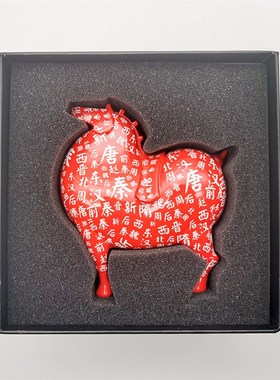 西安东西 唐富贵迷你长安马桌面摆件家居创意礼品树脂工艺品礼物