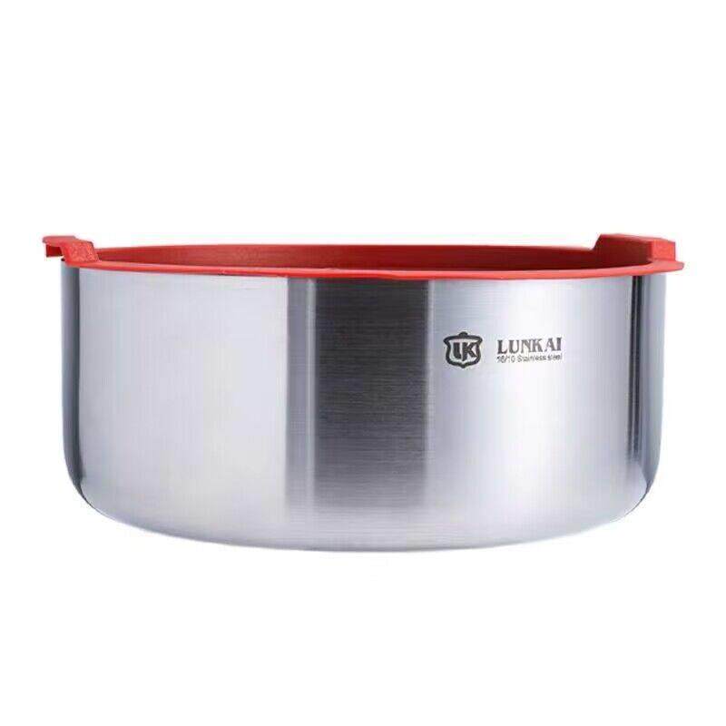 304不锈钢带盖碗泡面大圆碗沙拉盆腌肉盆家用保鲜碗三层加厚密封,淘宝优惠券,粉丝福利购,淘宝优惠卷