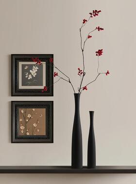 创意轻奢陶瓷花瓶入户玄关电视柜高级感壁龛家居彷真花装饰品摆件