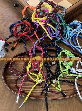 2024年多巴胺彩色绳子彩色手绳包包装饰绳手工情侣编织绳miu同款