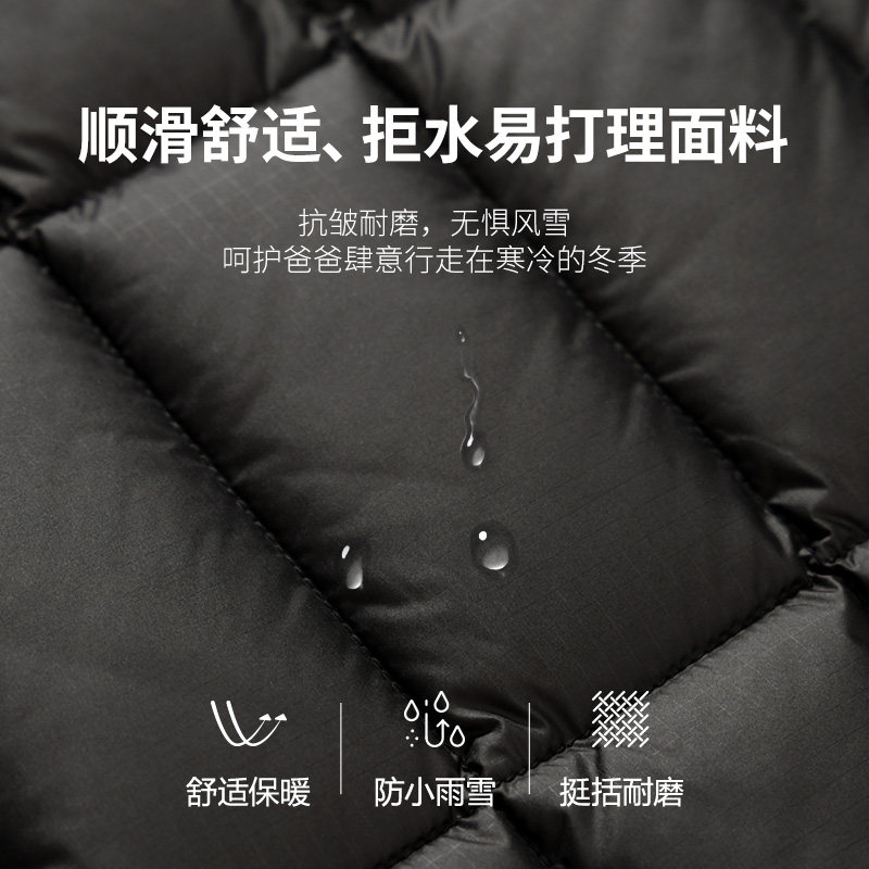 雪中飞男士马甲中老年爸爸装2025秋冬新款加厚保暖90羽绒内胆背心,淘宝优惠券,粉丝福利购,淘宝优惠卷