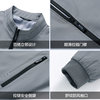 Flying in the snow, standing collar spring and autumn jacket, middle-aged and elderly dad outfit