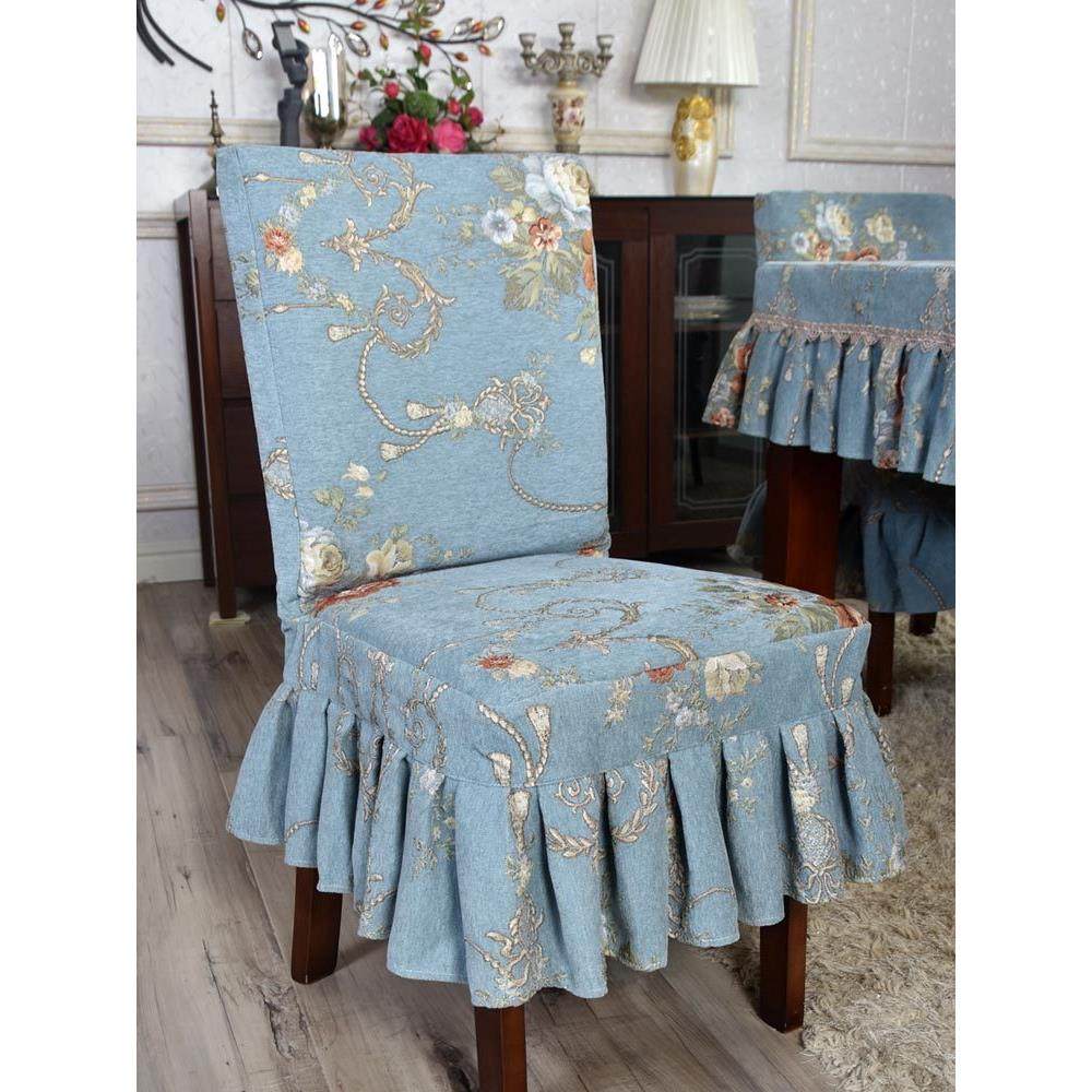 欧式桌布桌椅套装布艺家用连体垫子靠背一体蝴蝶结椅子套罩全包定,淘宝优惠券,粉丝福利购,淘宝优惠卷