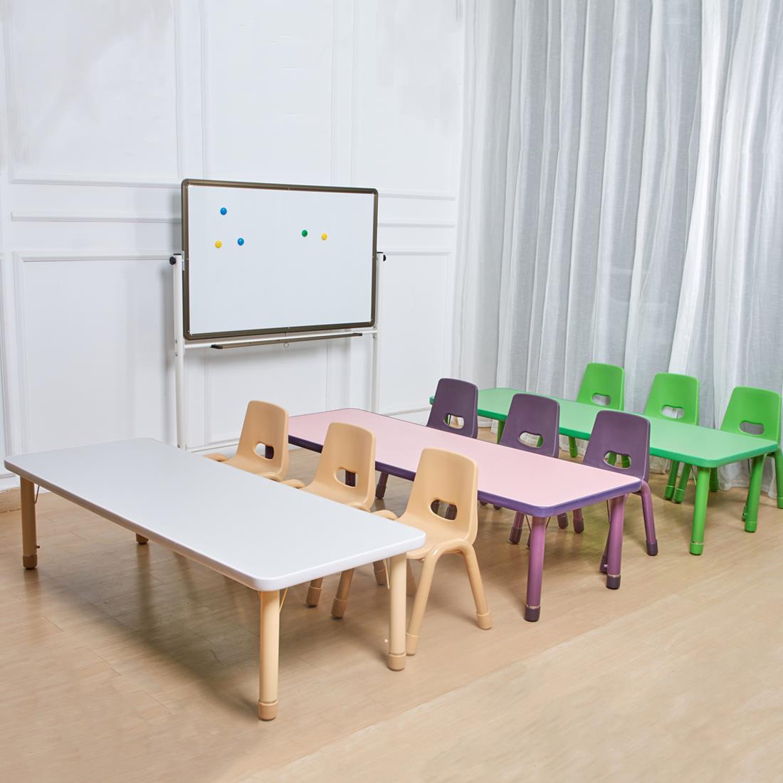 Kindergarten table school student training special solid wood desk art lift rectangular reading children's table and chair