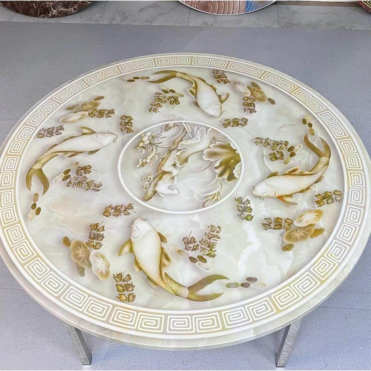 304D不锈钢折叠彩色圆桌子家用酒席饭堂食堂餐馆餐厅大圆桌家用,淘宝优惠券,粉丝福利购,淘宝优惠卷