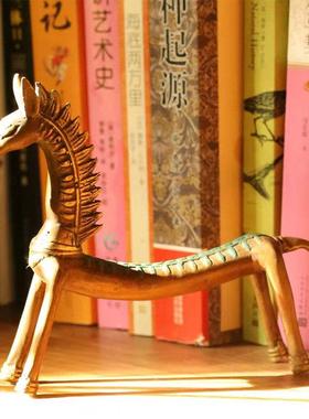 壁虎小屋 铜工艺印尼装饰房间饰品家居客厅书架做旧彷古摆件