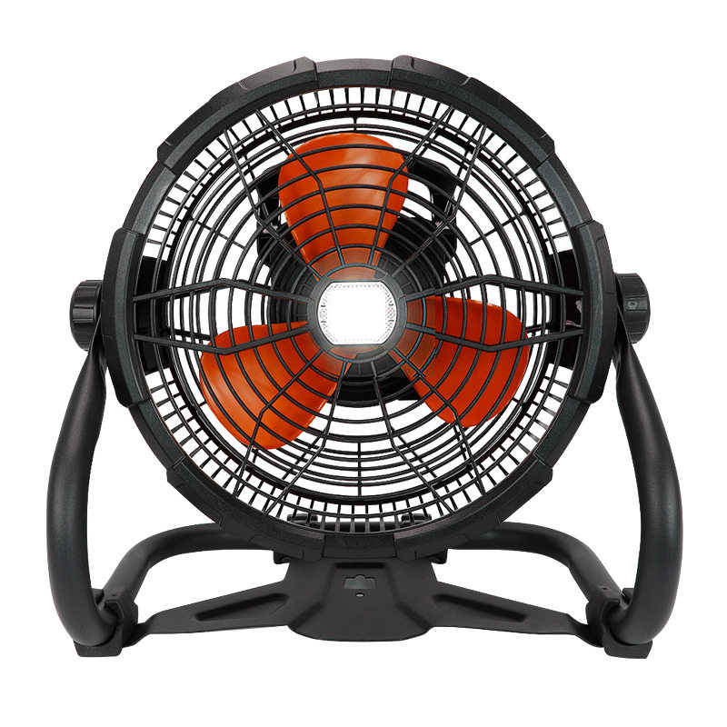 便携式移动风扇USB锂电池充电可调速LED照明大风量工业趴地扇,淘宝优惠券,粉丝福利购,淘宝优惠卷