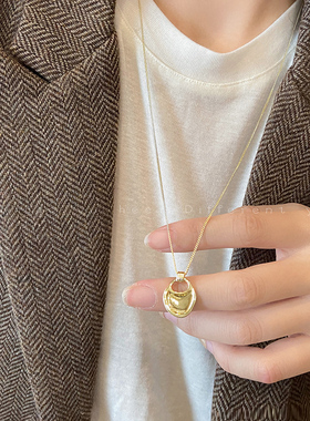 极速马鞍包长版项链女ins冷淡风秋冬毛衣炼轻奢小众X气质百搭配饰