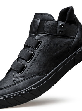 极速New Men's Leather Shoes Korean nd Comfortable L.oafe