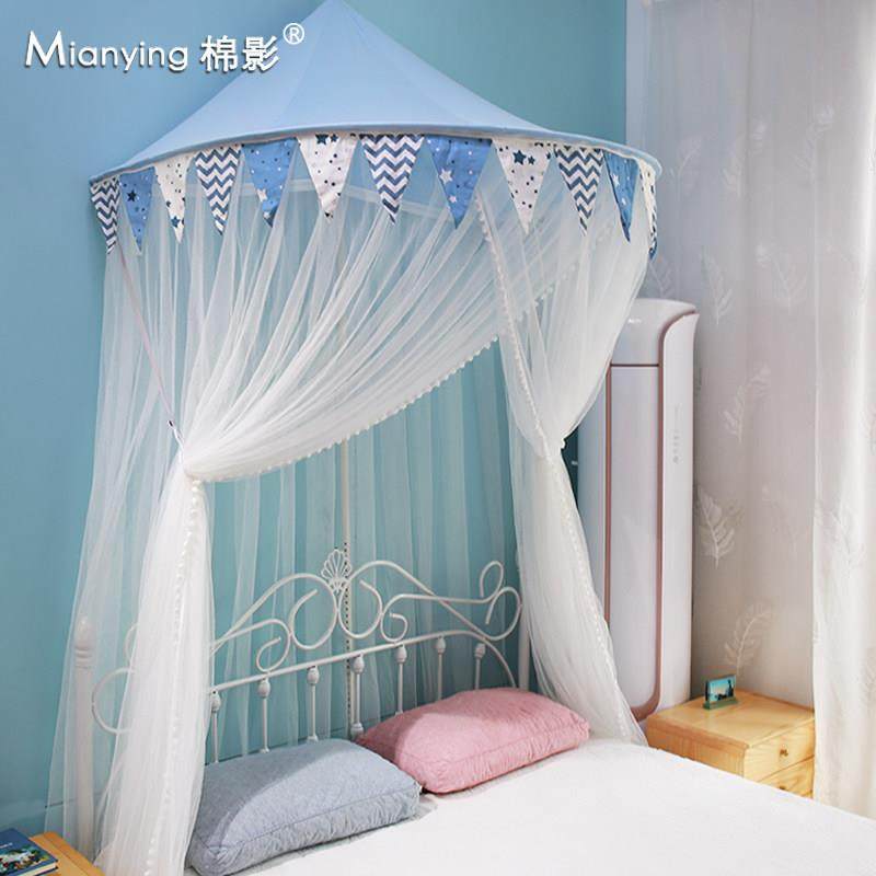 蚊帐吊顶圆顶1.5m/1.8米床1.35床围栏加密厚双人免安装男孩家用,淘宝优惠券,粉丝福利购,淘宝优惠卷