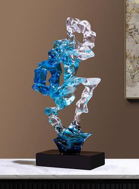 新中国风太湖石入口装饰摆件，高端客厅电视柜，酒柜，办公工艺品