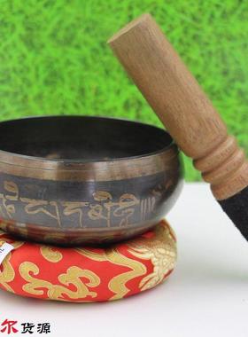 颂钵音疗 静心碗响铜颂钵音钵 佛音碗 铜罄 钵采耳瑜伽用品钵摆件