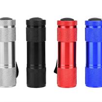 9led Purple Light Banknote-Proof Lamp Anti-counterfeiting Ultraviolet Mini Flashlight Fluorescent Agent Detect Small Portable Banknote Detector