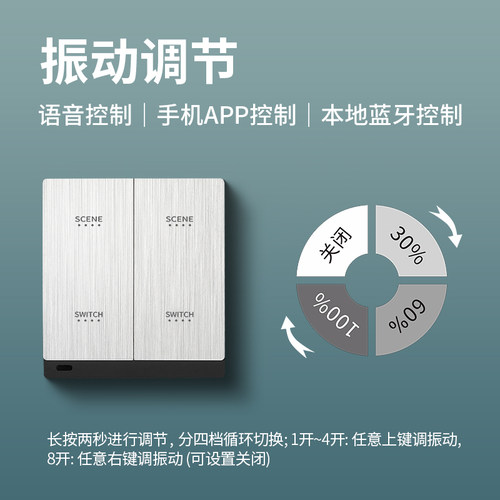 已接入米家APP智能面板中控显示屏无线远程控制灯具窗帘情景开关 - 图0