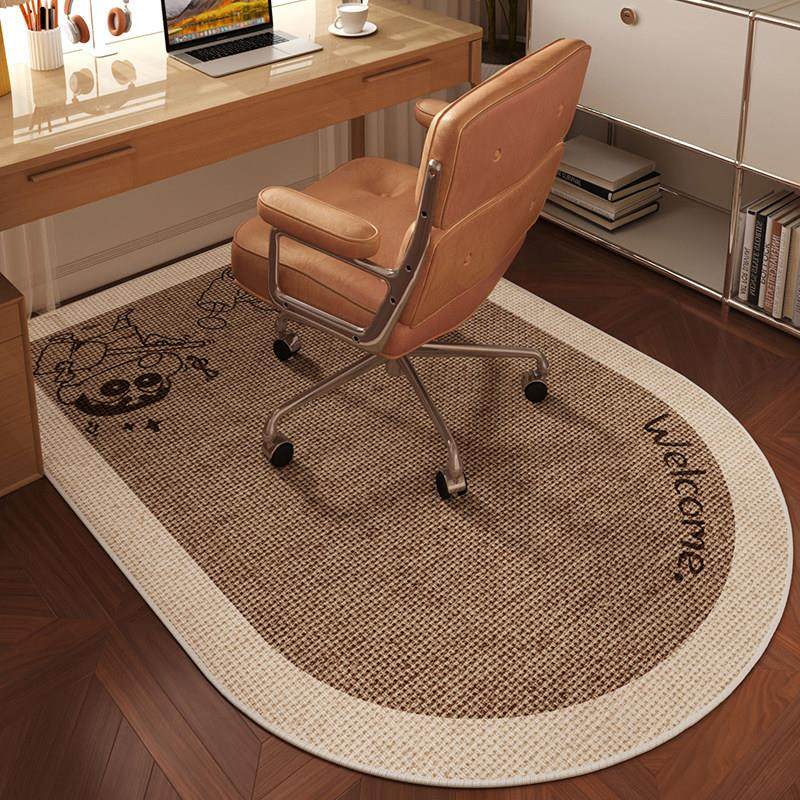 彷亚麻书房地毯电脑桌学习椅子隔音地垫耐脏滑轮电竞椅转椅脚垫,淘宝优惠券,粉丝福利购,淘宝优惠卷