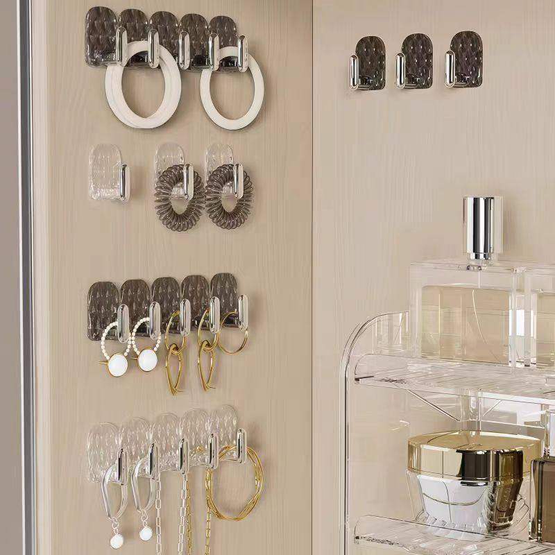 小挂钩迷你强力粘胶粘钩免打孔壁挂柜门门后首饰项链一排无痕挂架,淘宝优惠券,粉丝福利购,淘宝优惠卷