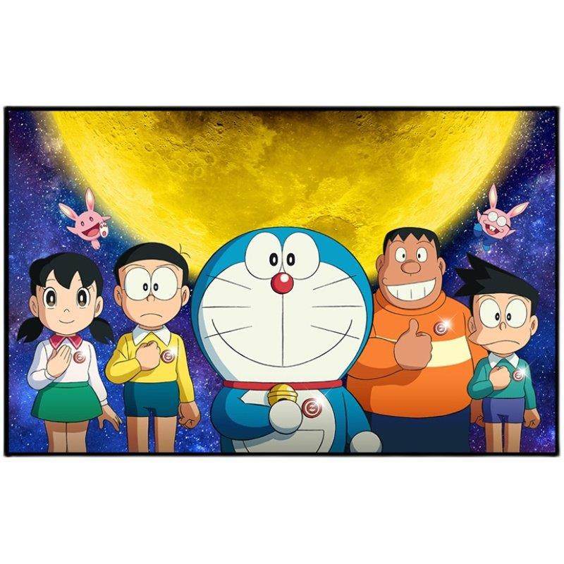 卡通钻石画2024新款满钻机器猫哆啦A梦动漫点贴钻十字绣儿童卧室,淘宝优惠券,粉丝福利购,淘宝优惠卷