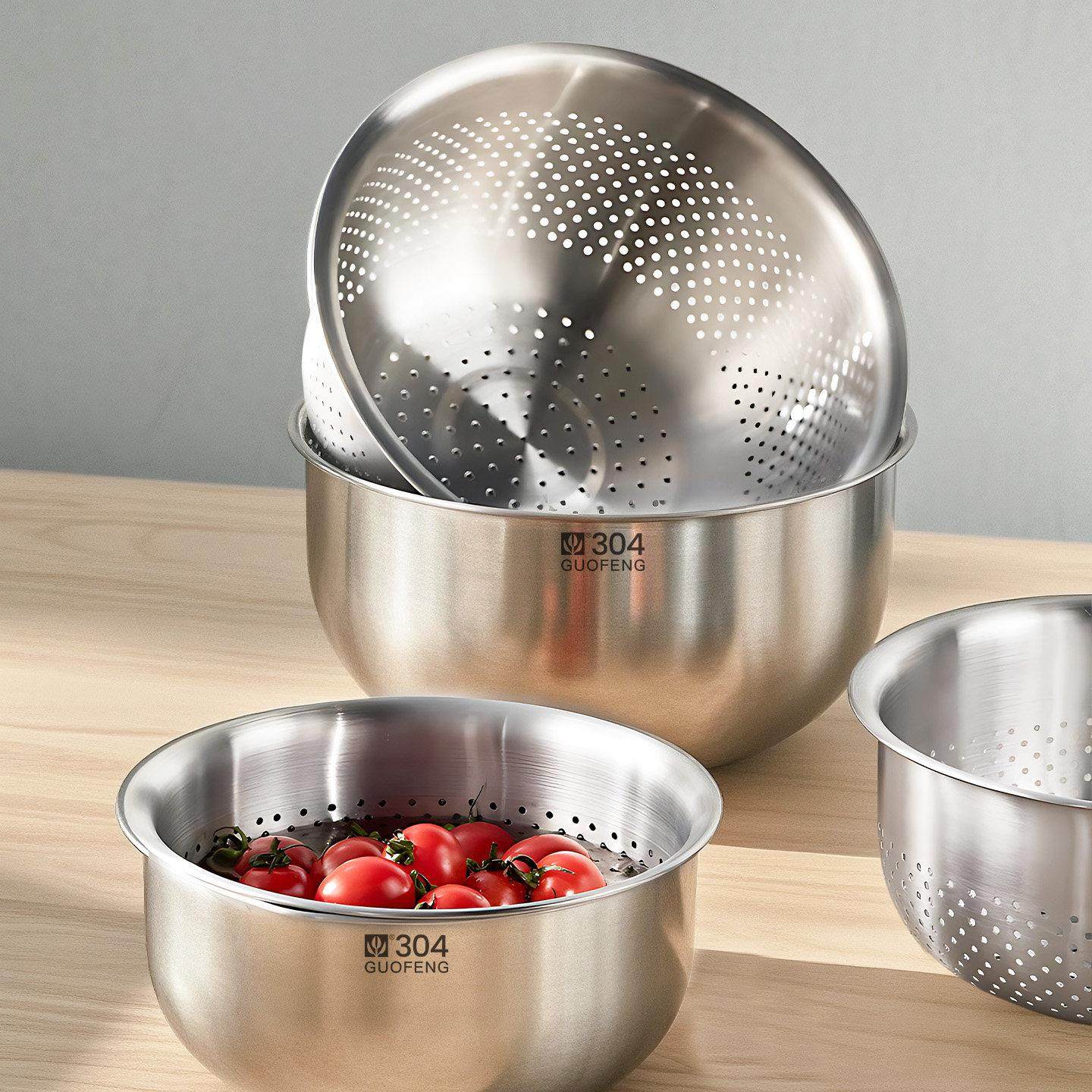 304食用级不锈钢洗菜盆厨房洗米滤水篮加厚漏盆子过滤网筛沥水篮,淘宝优惠券,粉丝福利购,淘宝优惠卷