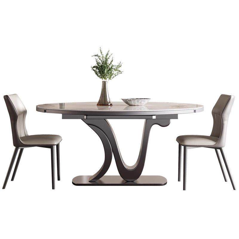 岩板餐桌伸缩折叠方圆两用电磁炉多功能饭桌新款家用现代轻奢圆桌,淘宝优惠券,粉丝福利购,淘宝优惠卷