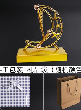 混沌摆自循环网红永动机高级桌面黑科技旋转不停创意物理客厅摆件