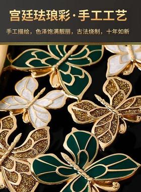 威弗列德欧洲时尚新家壁挂装饰挂钟覆古轻奢家用客厅玄关艺术挂钟