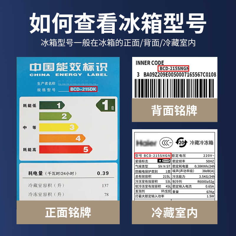 适用TCL冰箱密封条门胶条通用门封条吸力磁条冰柜磁性密封圈配件-图2