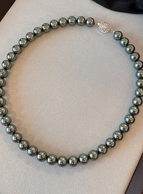 大溪地施家珍珠项链女颈链