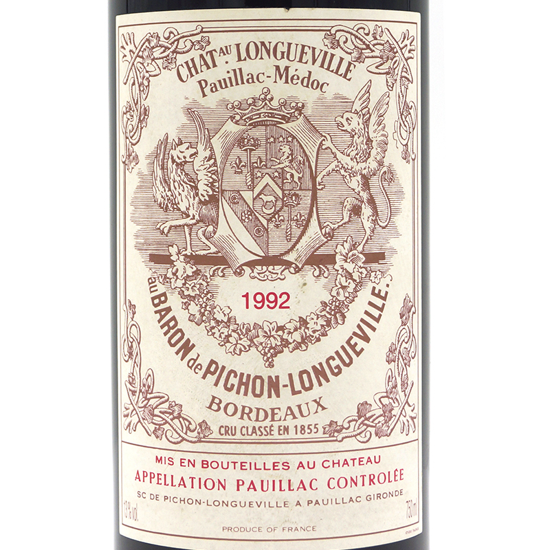 1992碧尚男爵庄园葡萄酒法国原瓶装进口红酒Chateau Pichon Baron - 图1