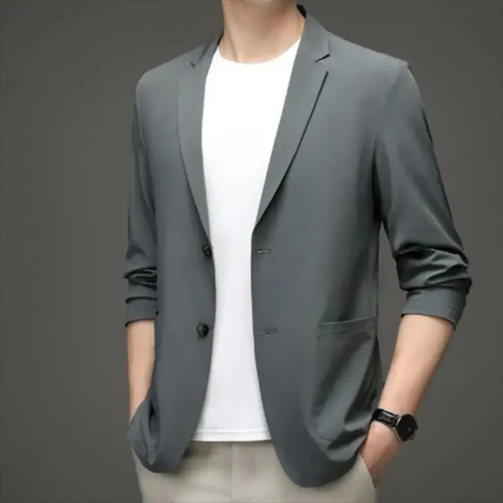 Plus size business suit jacket for men加大码商务西装外套男士 - 图0