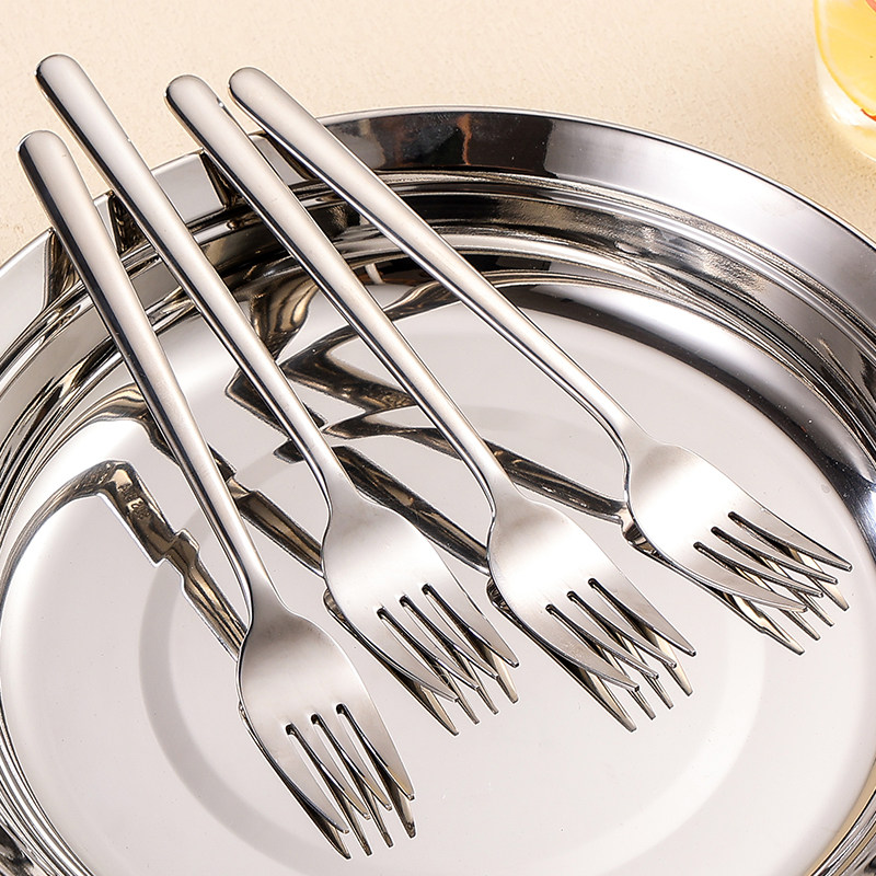 哇厨叉子304不锈钢餐具家用长柄餐叉高级感加厚高档精致沙拉叉子,淘宝优惠券,粉丝福利购,淘宝优惠卷