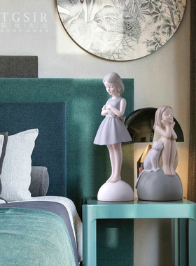 ins女孩房间小摆件装饰品可爱创意客厅书桌面家居U少女心摆设礼物