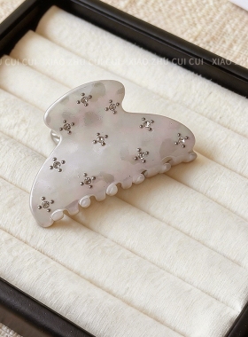 小猪萃萃元宝抓夹繁星镶钻半扎发