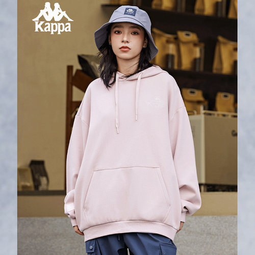 Kappa卡帕男装女装冬季新款运动休闲连帽卫衣K0EZ2MT31D - 图0