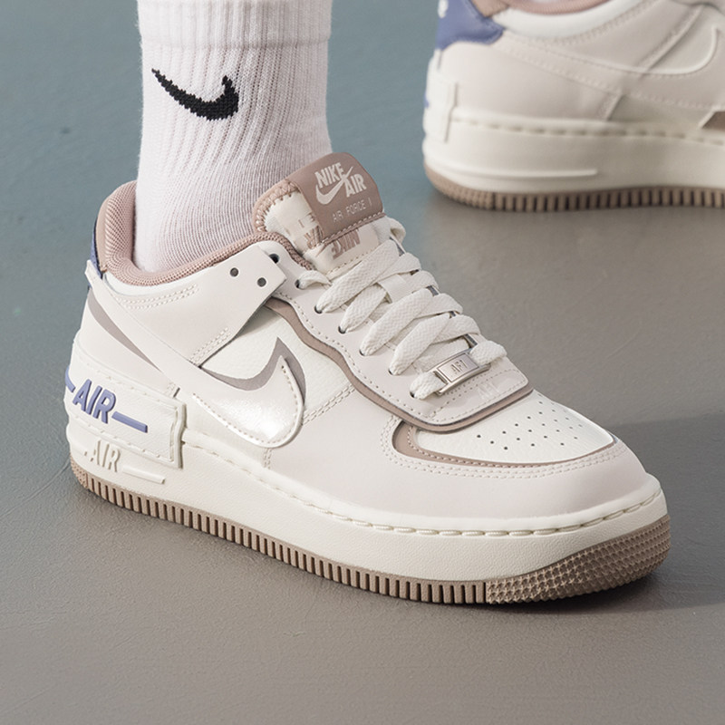 Nike耐克女鞋2025冬季新款W AF1 SHADOW 复古运动休闲板鞋IO7594,淘宝优惠券,粉丝福利购,淘宝优惠卷