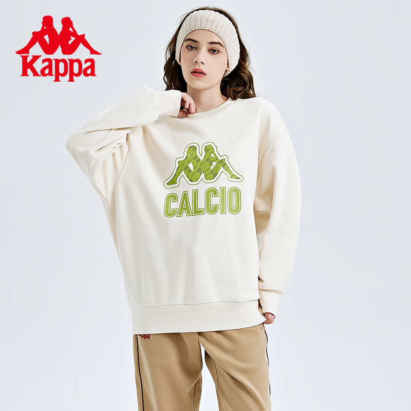Kappa卡帕男女套头衫2023秋季新款运动卫衣休闲外套K0CZ2WT50D-图0