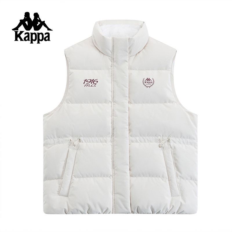 Kappa卡帕女装冬季新款运动休闲简约百搭羽绒马甲K0E82NY01D,淘宝优惠券,粉丝福利购,淘宝优惠卷