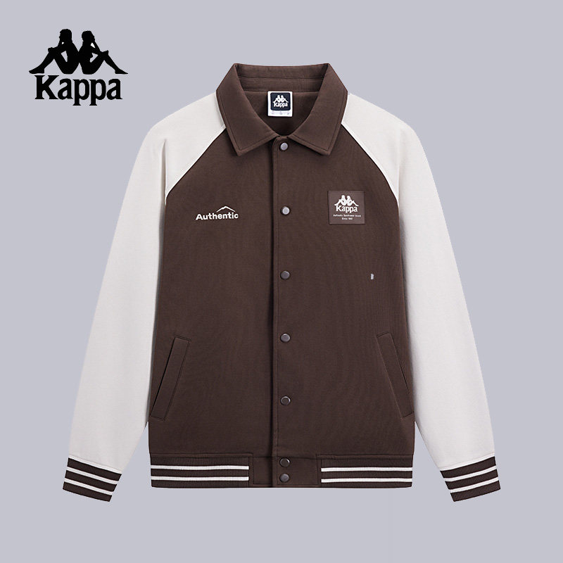Kappa卡帕男装2025春季新款运动休闲百搭翻领夹克外套K0F12WK71,淘宝优惠券,粉丝福利购,淘宝优惠卷