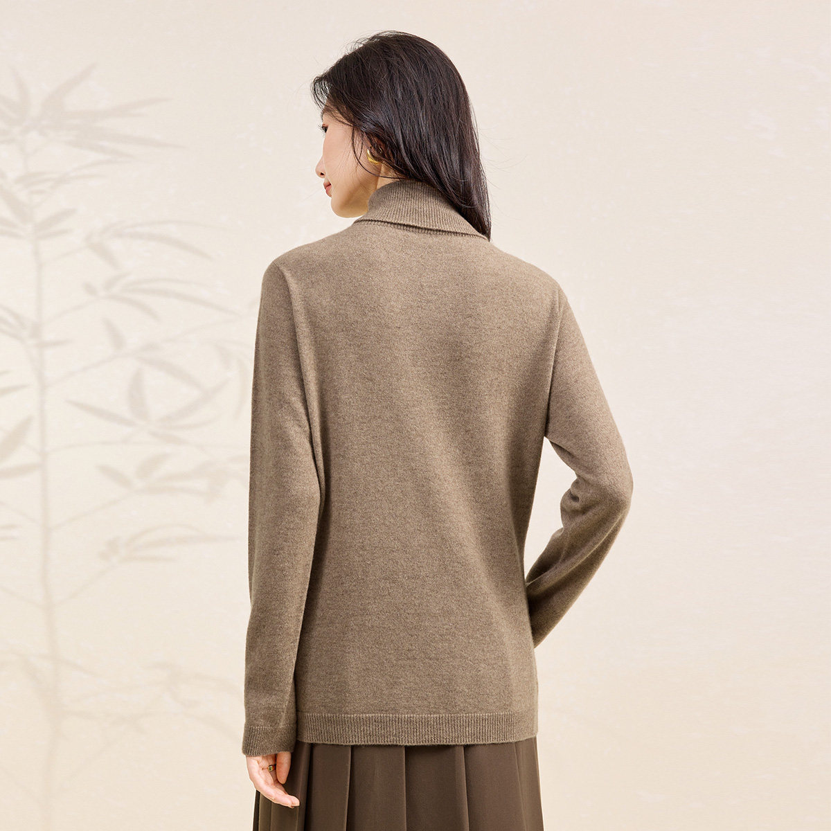 春竹厚款100%山羊绒25秋冬新款高领羊绒衫保暖洋气减龄女羊绒套衫,淘宝优惠券,粉丝福利购,淘宝优惠卷