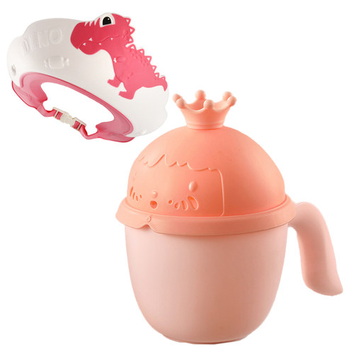 婴幼儿洗澡水勺水瓢儿童沐浴水勺宝宝洗头勺儿童新生儿童洗头杯子 - 图2