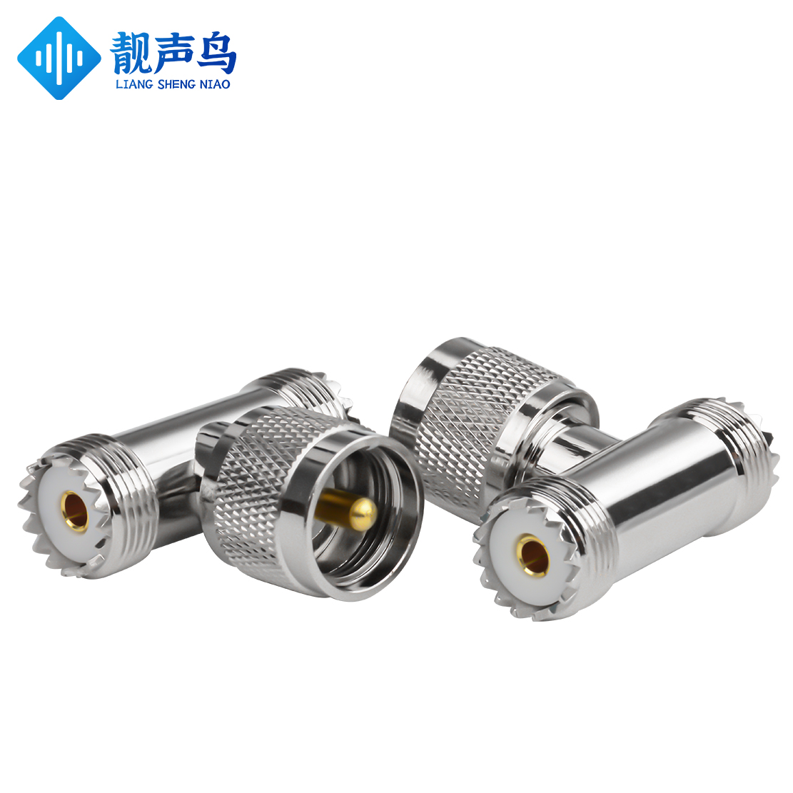 UHF-JKK KJK转接头UHF母头三通头M公头SL16转换头UHF公一公转二母 - 图2