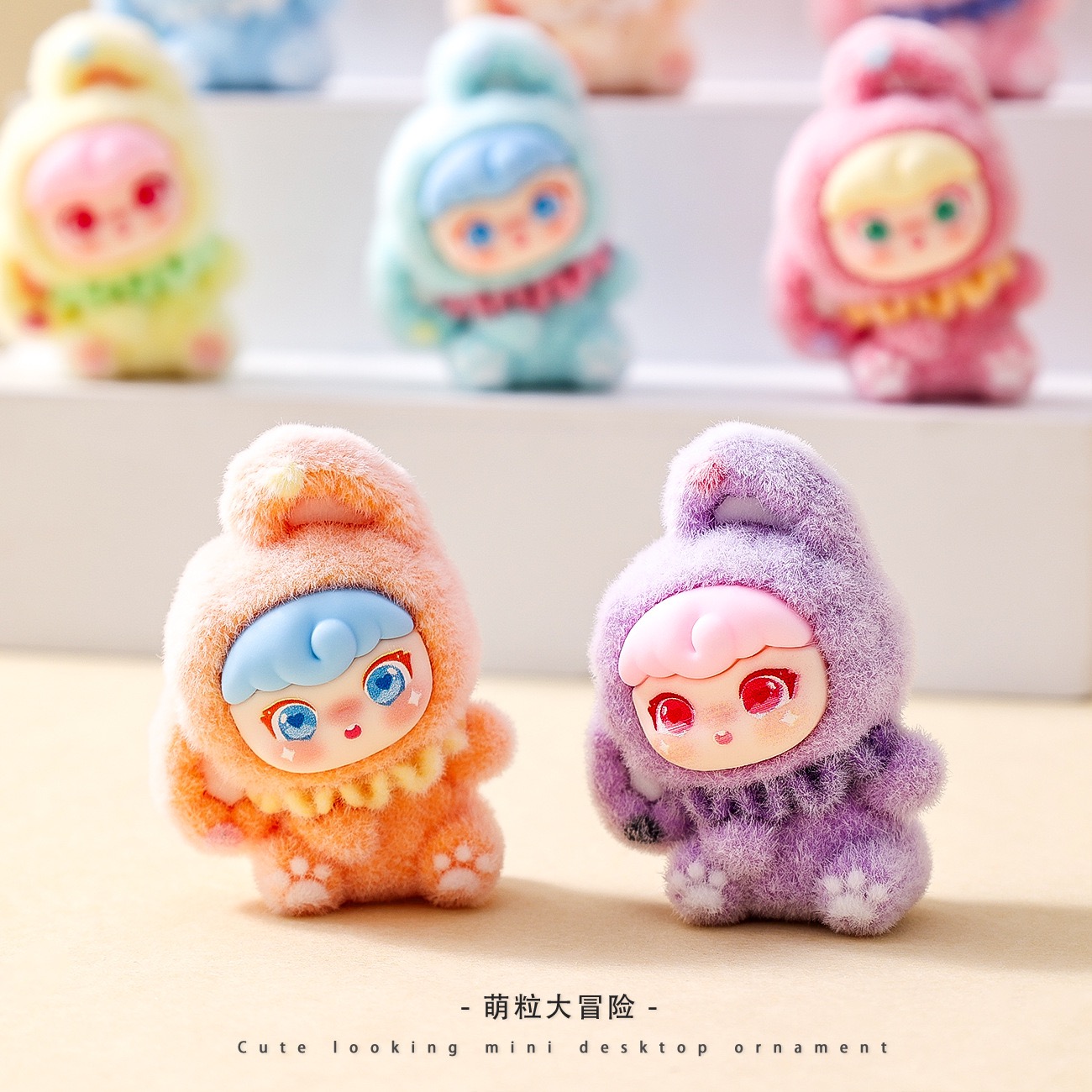 植绒歪头Dora萌粒摆件可爱桌面装饰品潮玩公仔娃娃创意小礼品批发 - 图3