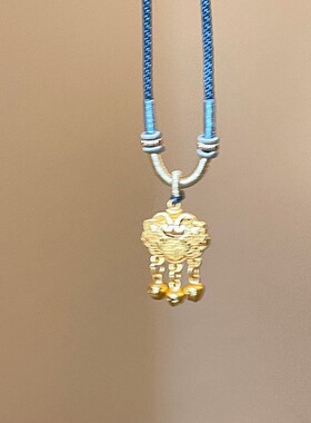 新中式平安锁编绳项链绳女半成品