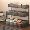 Household desktop water cup storage rack tea set layered rack