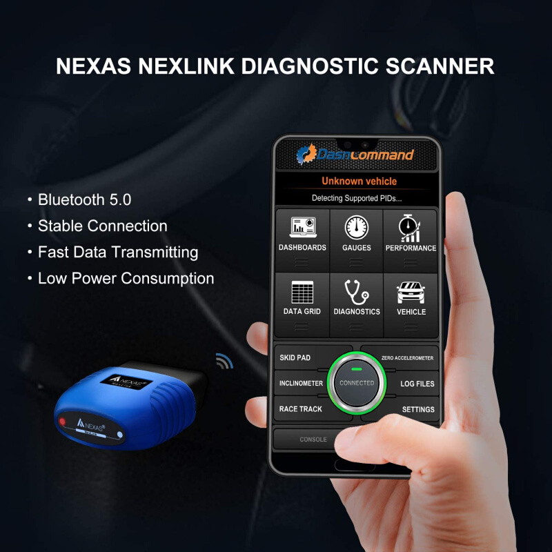 NEXAS OBD2蓝牙 汽车检测仪 发动机故障代码阅读器 诊断扫描工具